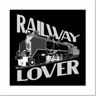 Railway Lover Locomotive Railroad Gift Posters and Art